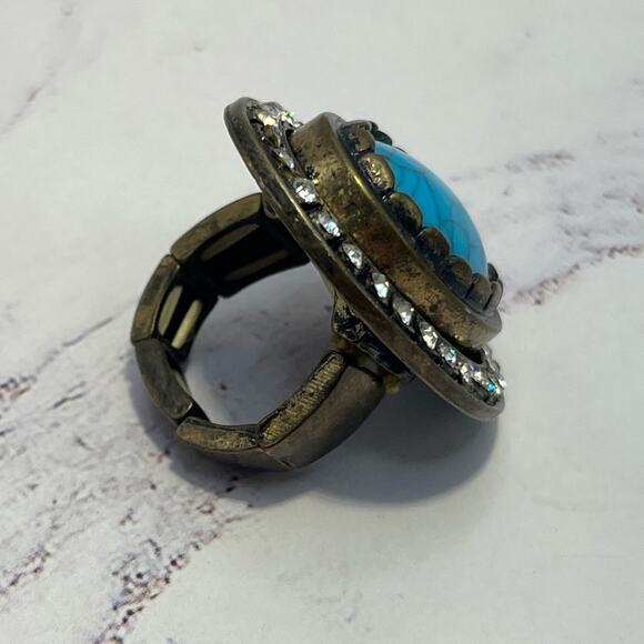 Set of 10 Southwestern style rings - Picture 3 of 16